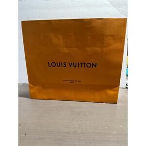 Louis Vuitton Shopping Bag‎ 13x16 Orange Paris Maison Fondée 1854 Collector